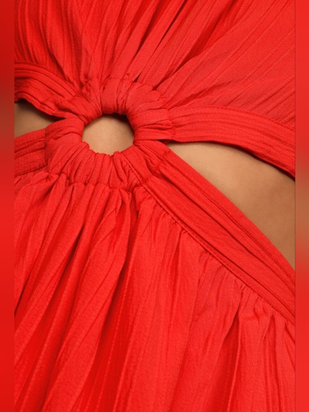 Lulus Island Vacay Red Tie-Back Maxi Dress - Picture 2 of 4